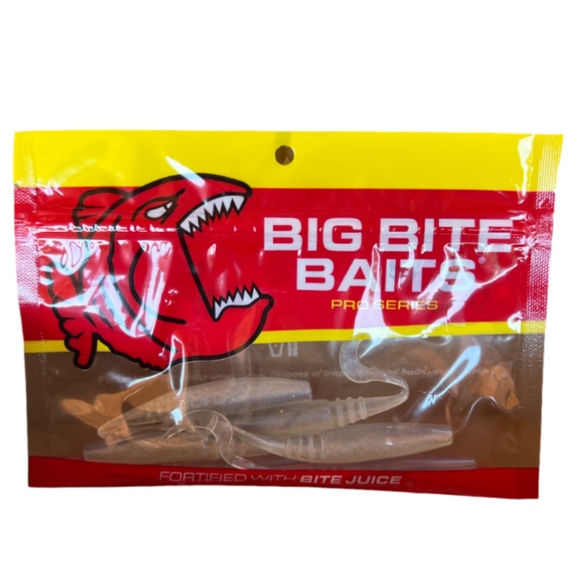 Big Bite Baits Other - Big Bite Baits Silver Glitter/Pearl 2 in.